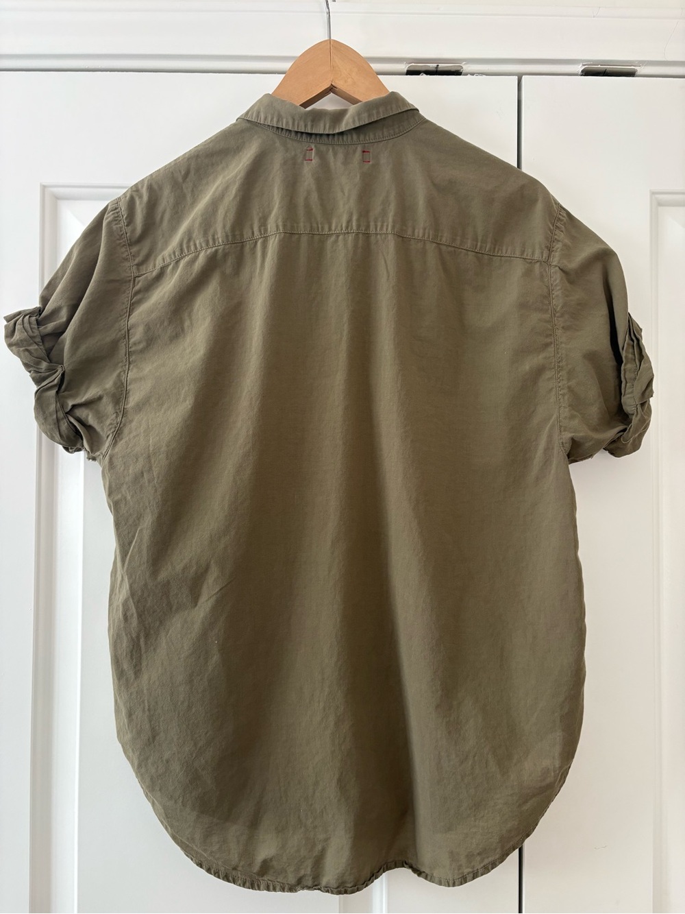 Xirena Olive Green Button-Down Shirt - Size XS - Picture 5 of 5
